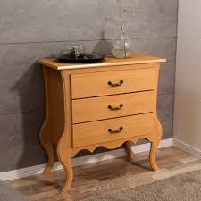 Comoda de madeira maciça 3 gavetas